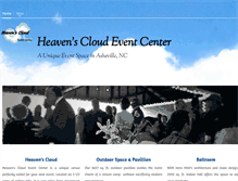 Tablet Screenshot of heavenscloudeventcenter.com